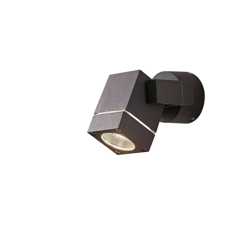 Lucande – Kavuna SQuare Utomhus Vägglampa Dark Grey