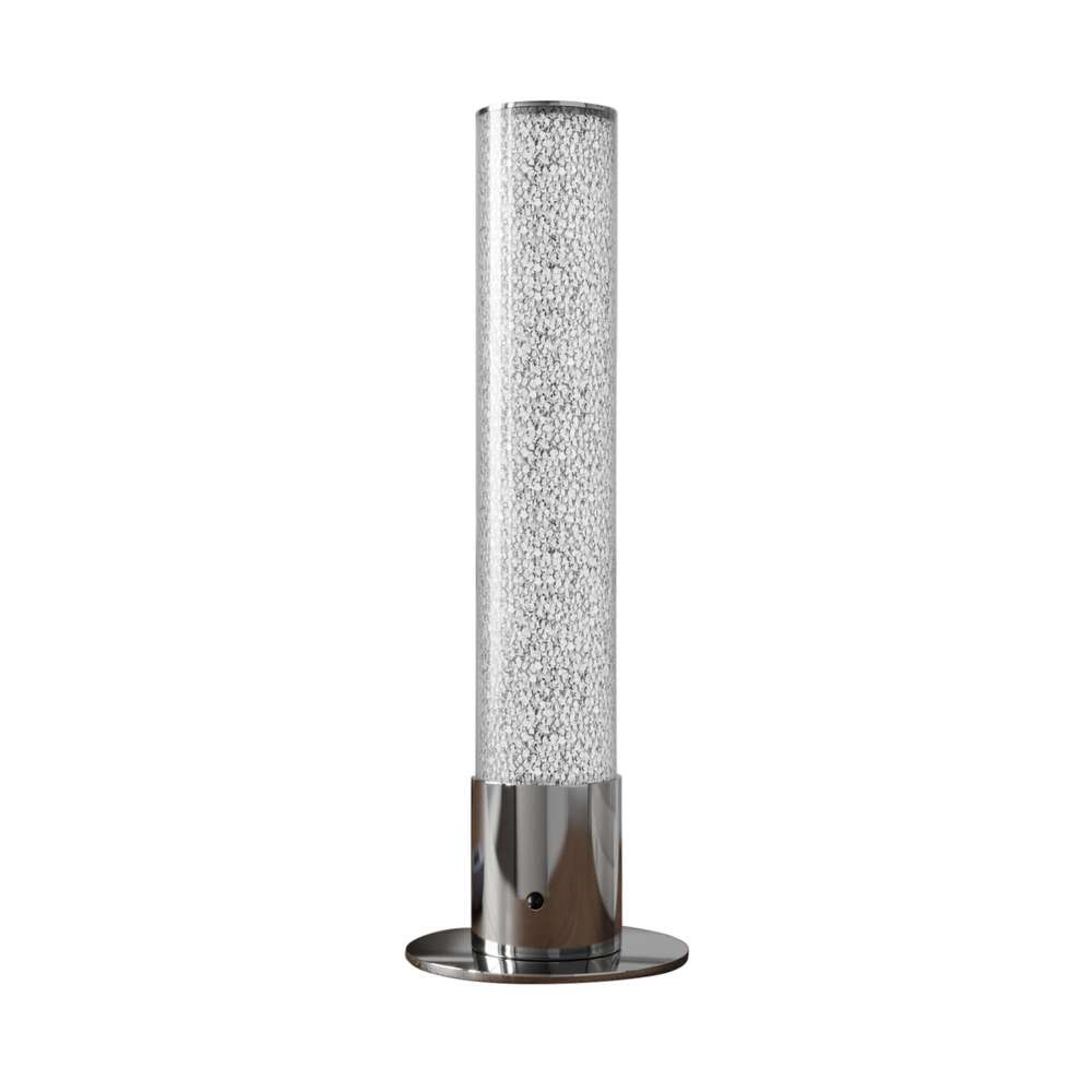 Lindby Fria Bordlampe Smart Home Transparent/Chrome