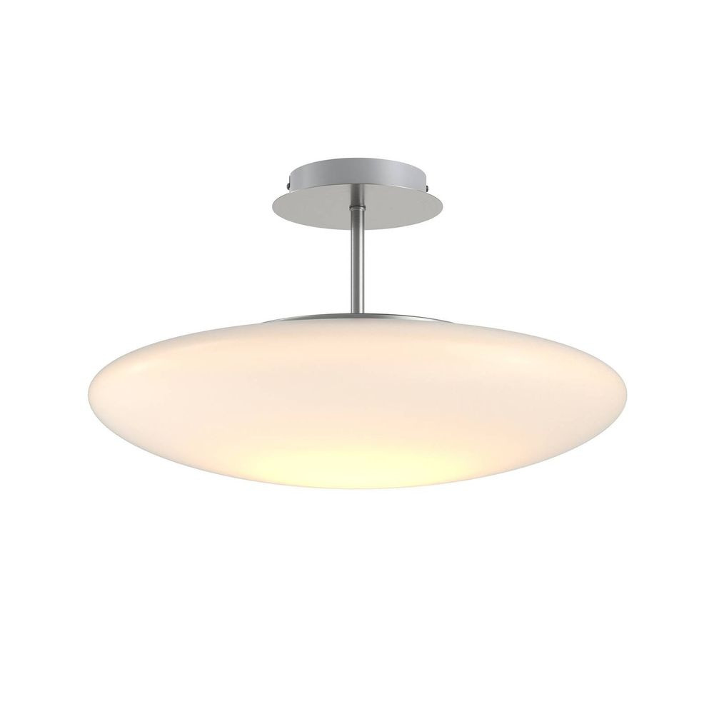 Lindby Gunda Loftlampe Opal/Nickel/Chrome