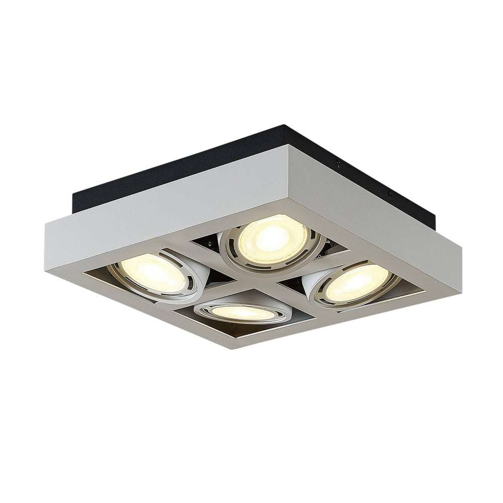 Arcchio Ronka Square 4 Loftlampe White