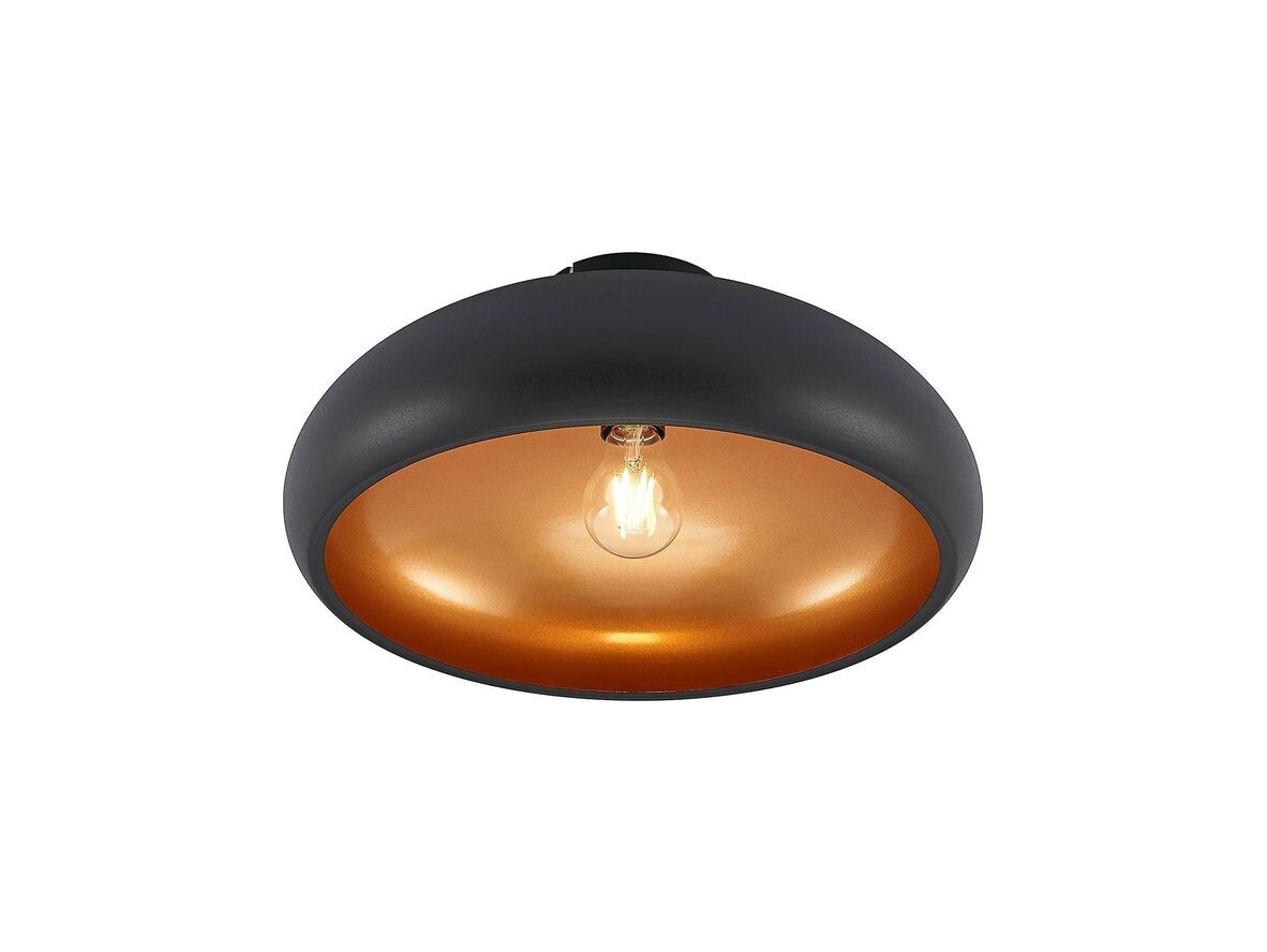 Lindby – Gerwina Plafond Black/Gold