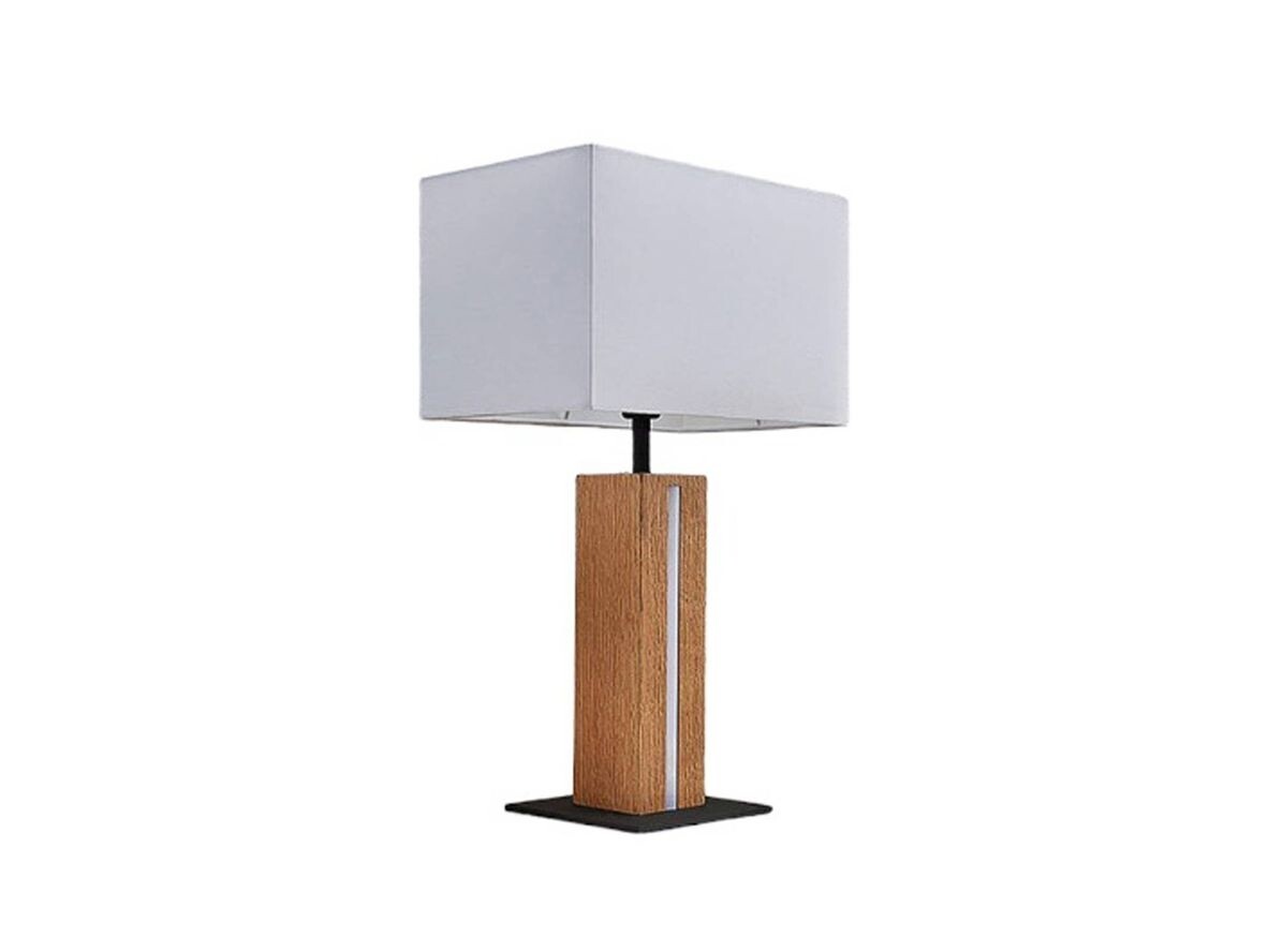 Lindby – Garry Square Bordslampa White/Wood