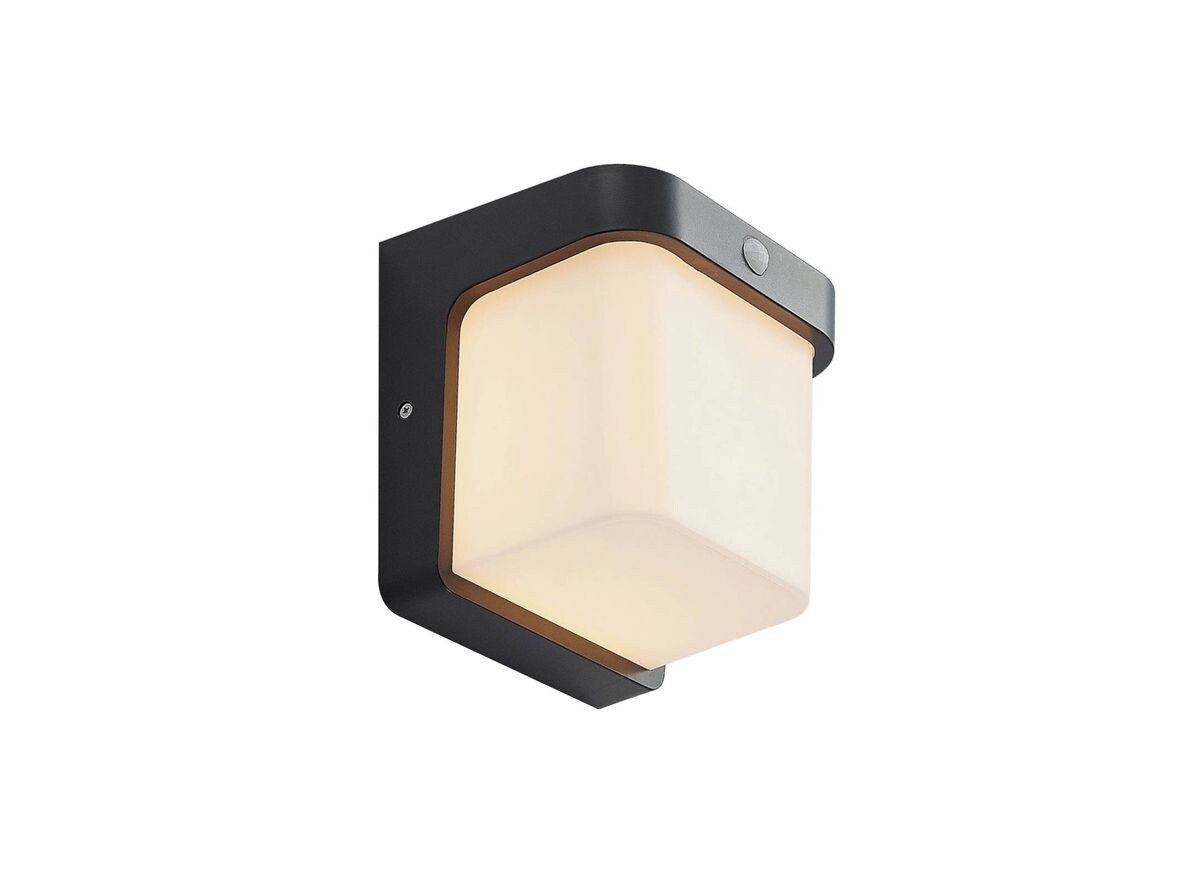 Lindby - Adenike LED Utendørs Vegglampe w/Sensor Dark Grey Lindby