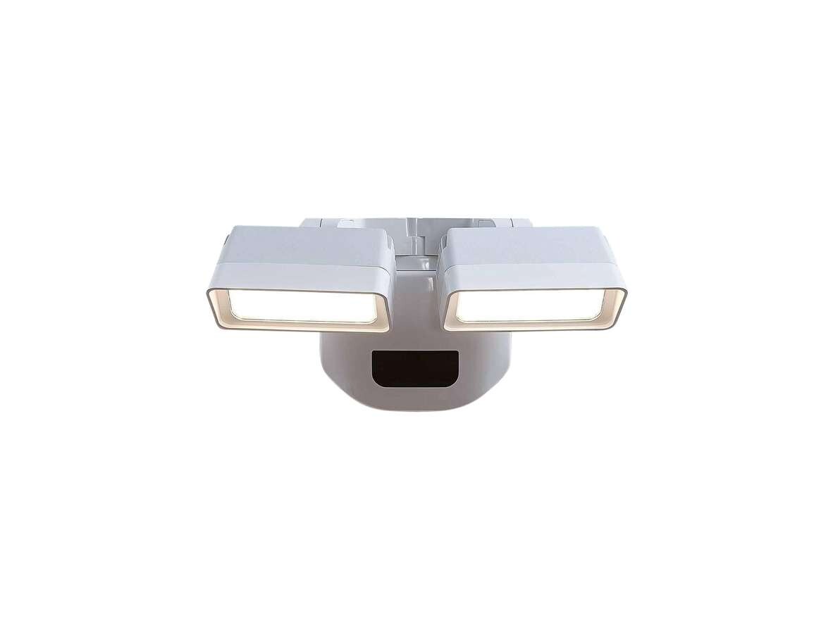 Lindby – Nikoleta 2 LED Utomhus Vägglampa w/Sensor White