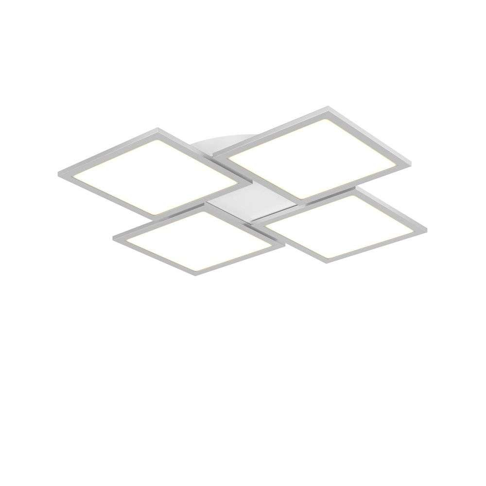 Lucande – Ilira 4 Plafond White/Silver Lucande