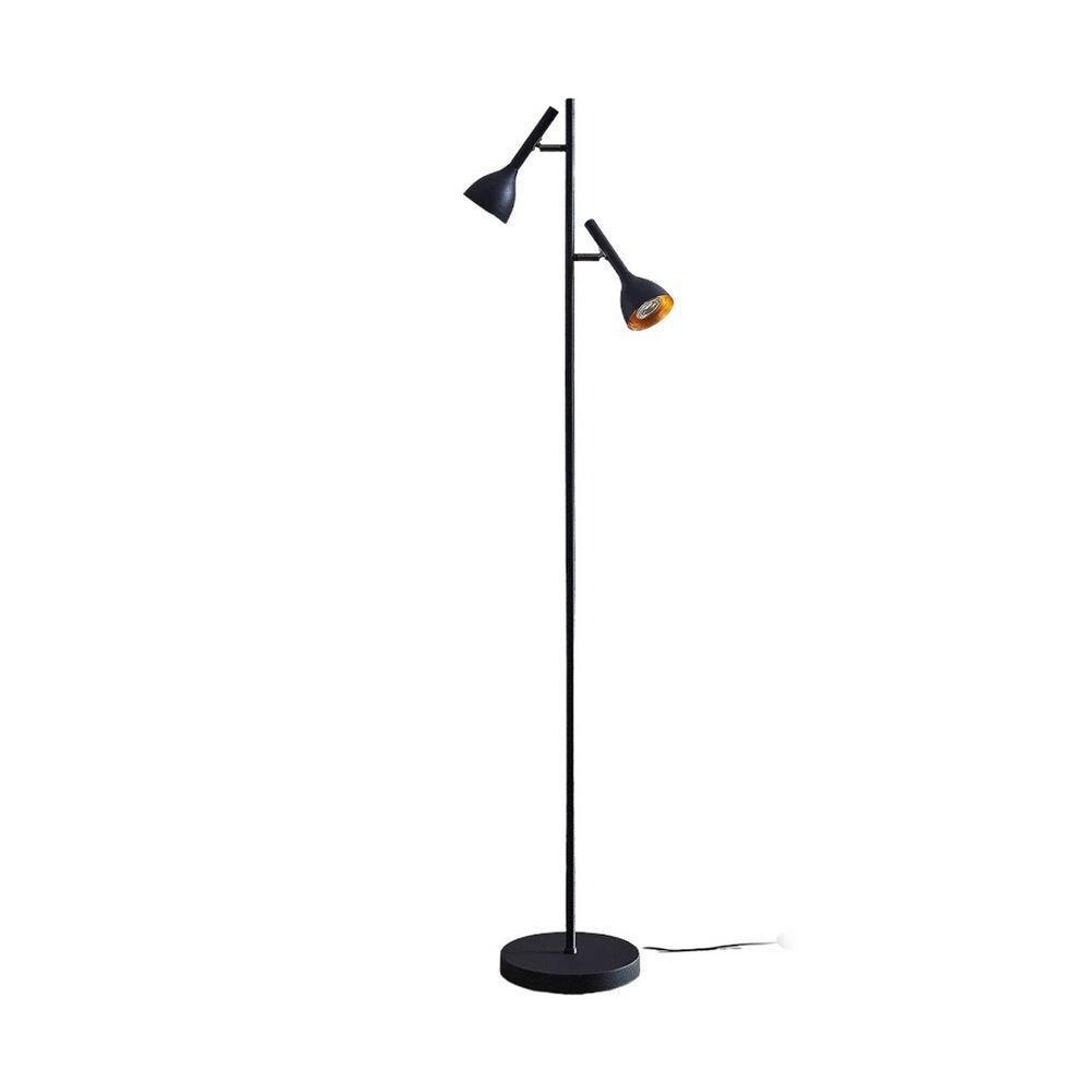 Lucande – Nordwin 2 Golvlampa Black/Gold