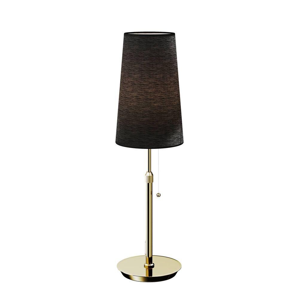 lucande - pordis lampe de table brass/black