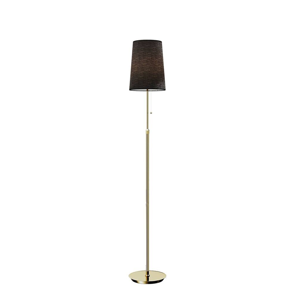 Lucande – Pordis Gulvlampe H164 Brass/Black