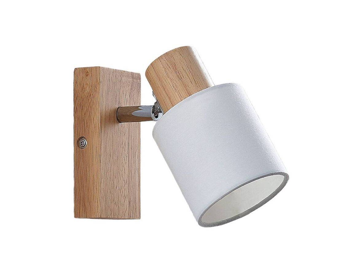 Lindby – Wanessa Vägglampa Light Wood/White