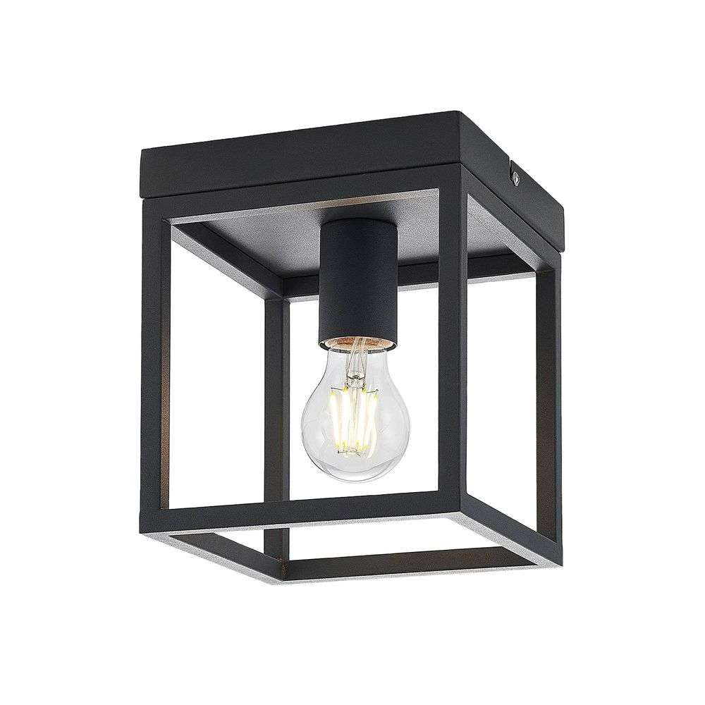 Lindby Meron Loftlampe Dark Grey