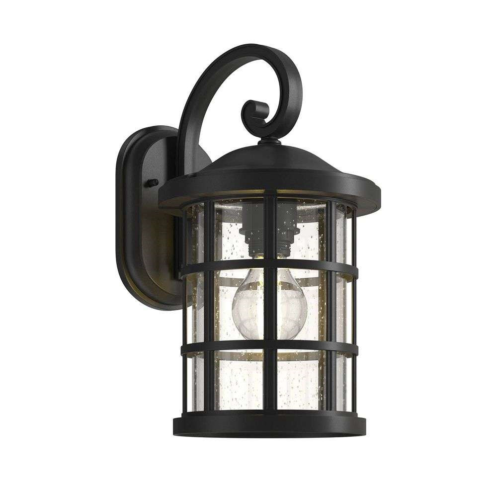 Lindby – Ankea Utomhus Vägglampa Black/Clear