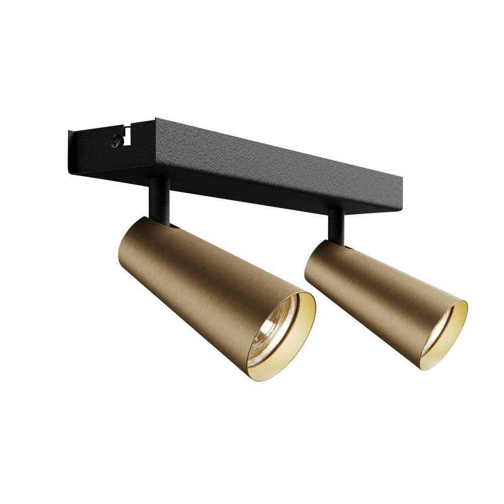 Lucande – Angelina 2 Plafond Brass/Gold