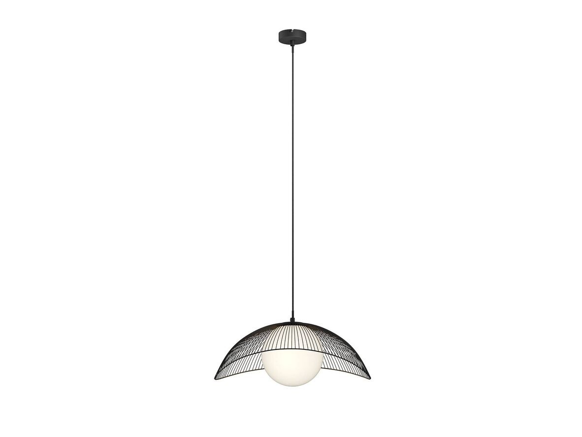 Lindby – Fabronia Taklampa Opal/Black