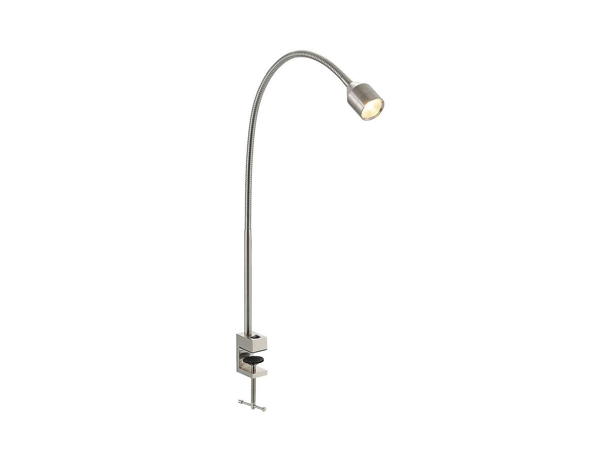 Lindby – Hanilo LED Klemmelampe Nickel Lindby