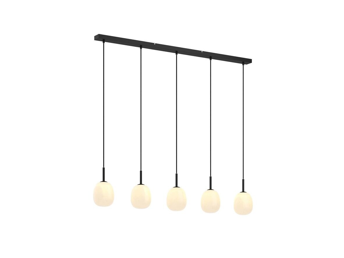 Lindby – Etiena 5 Taklampa Opal/Black