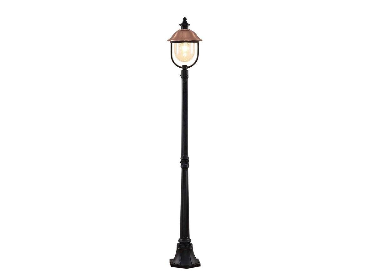 Lindby - Clint Lampadaire de Parc Copper/Black