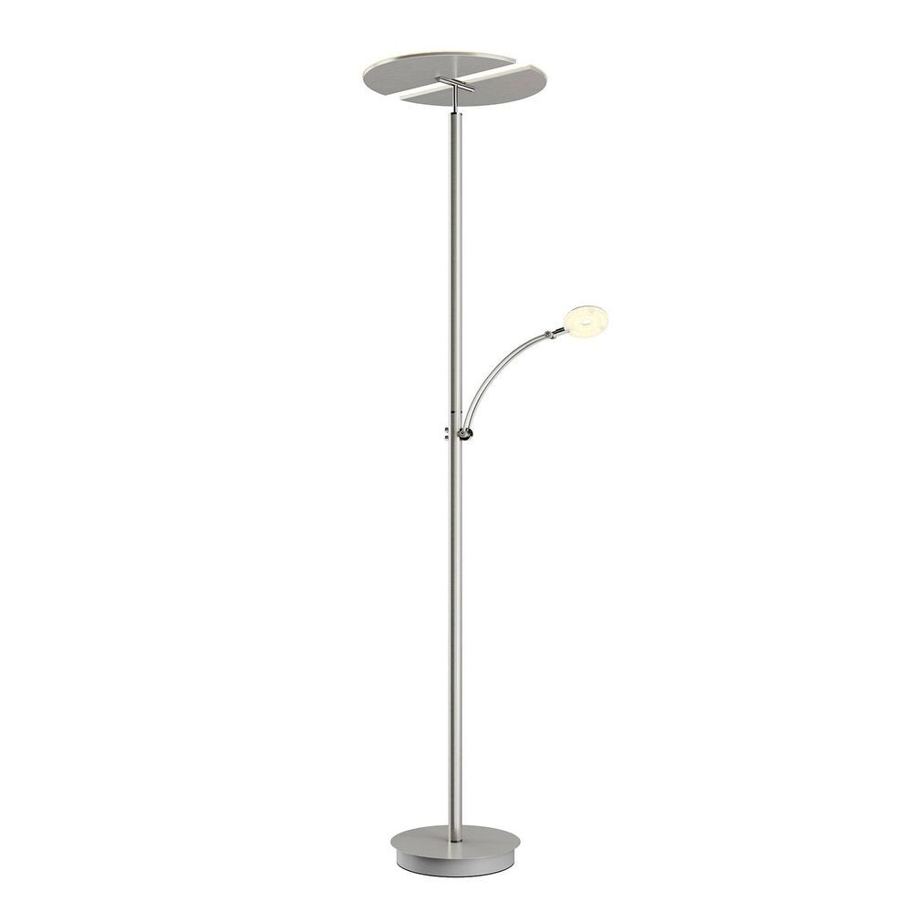 Zdjęcia - Żyrandol / lampa Lucande  Anniki LED Lampa Podłogowa Nickel Metal 