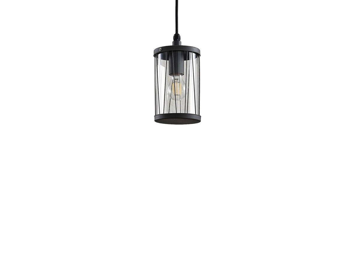 Lindby – Yonan Udendørs Taklampa Dark Grey/Clear