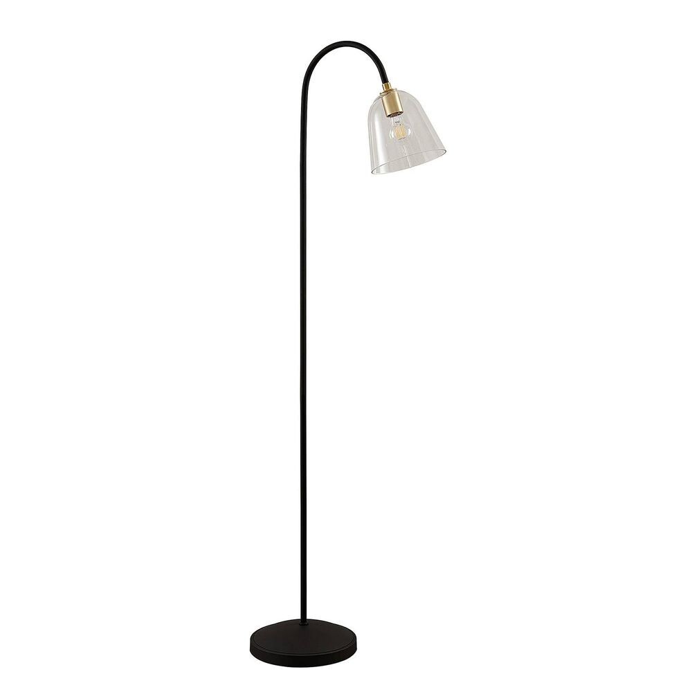 Lucande – Anjita Gulvlampe Black/Brass