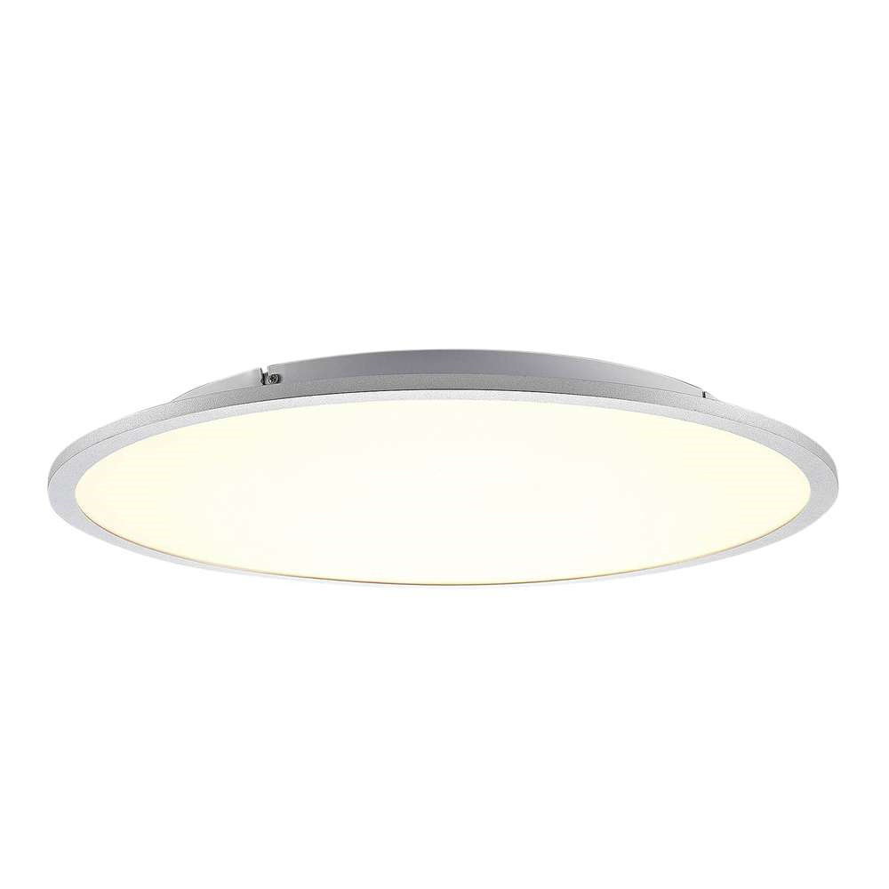 Lindby – Narima Loftlampe Ø60 White/Silver