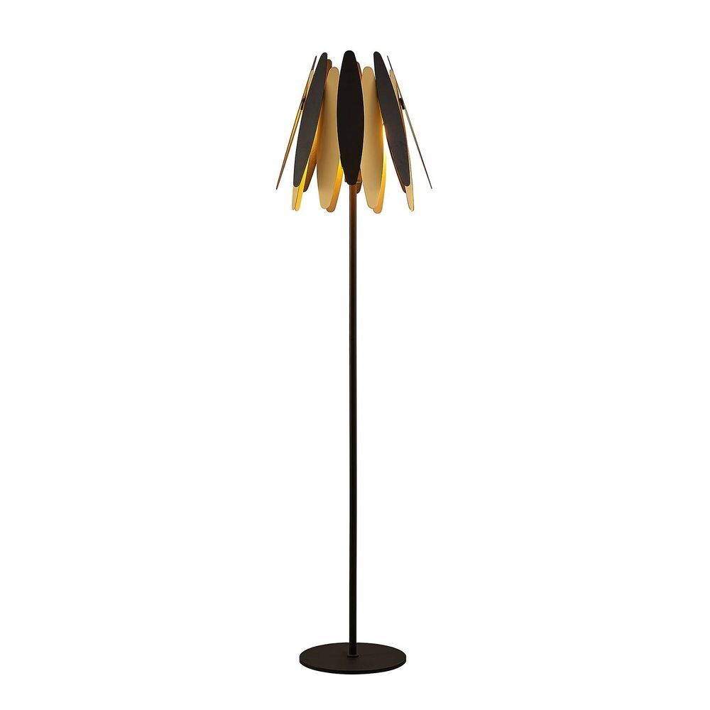 Lucande – Lounit Gulvlampe Black/Gold