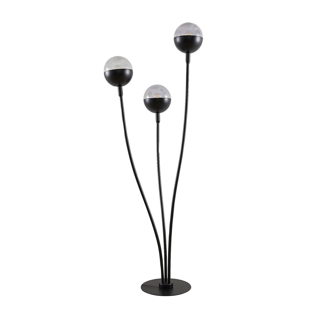 Lucande – Dustian 3 Golvlampa Black