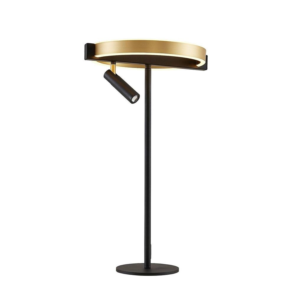 lucande - matwei led ring lampe de table brass