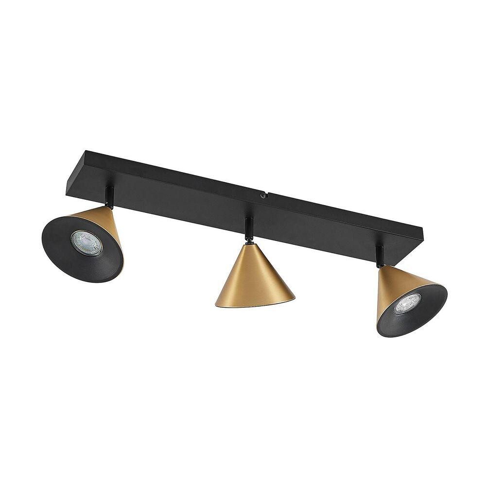 Lucande – Kartio 3 Plafond Brass