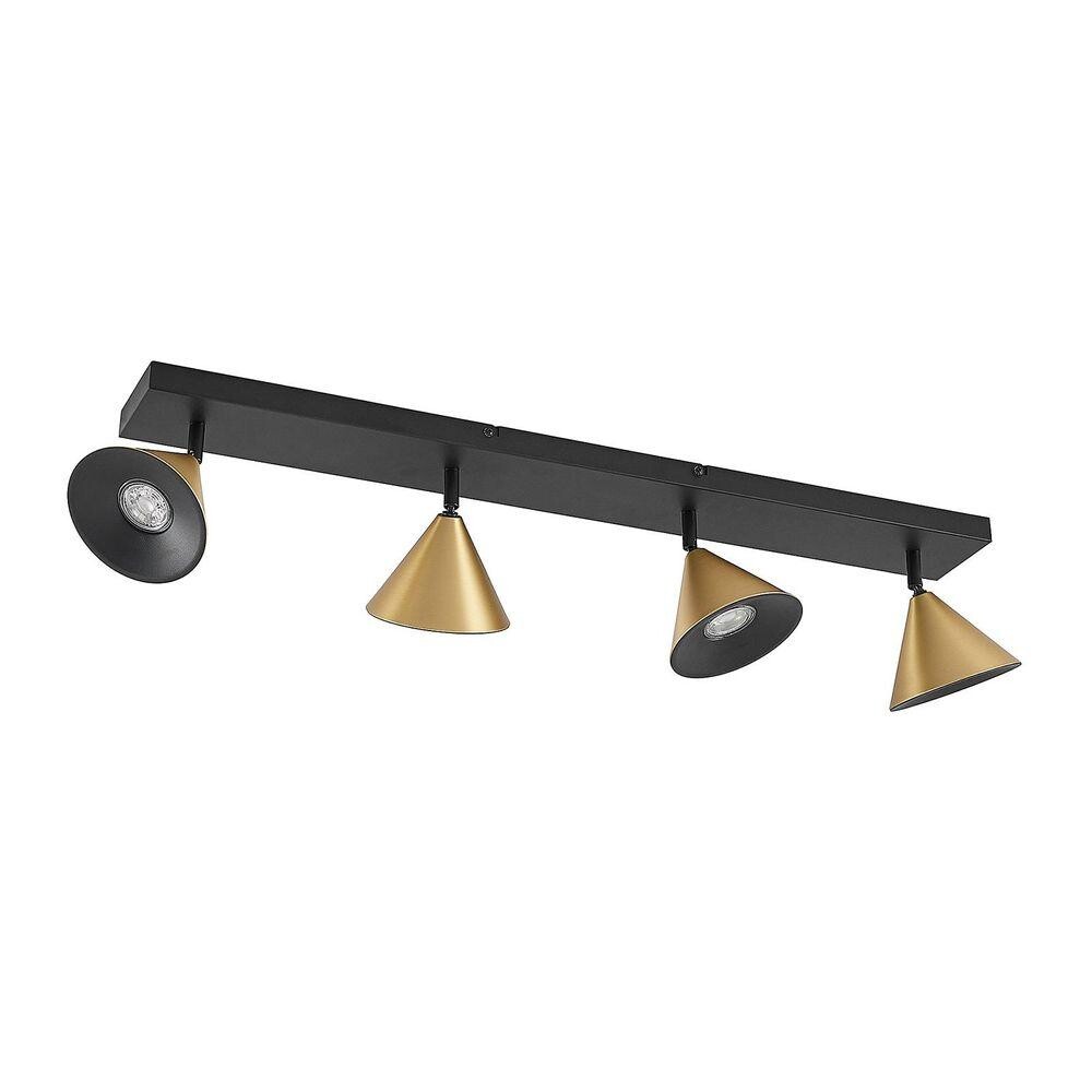 Lucande – Kartio 4 Loftlampe Brass