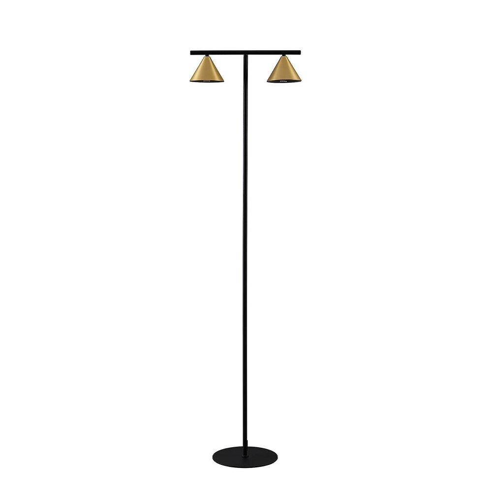 Lucande – Kartio 2 Gulvlampe Brass