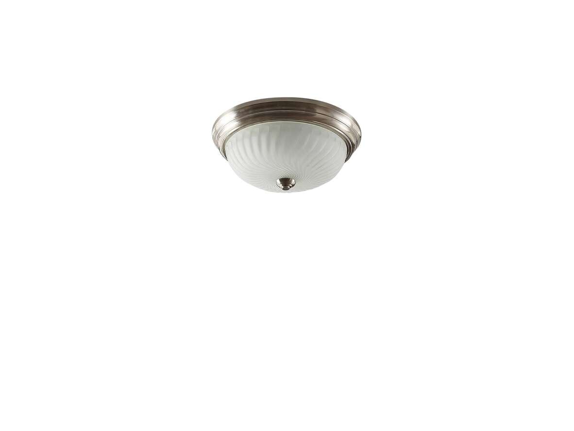 Lindby – Pakka PlafondOpal/Satin Nickel