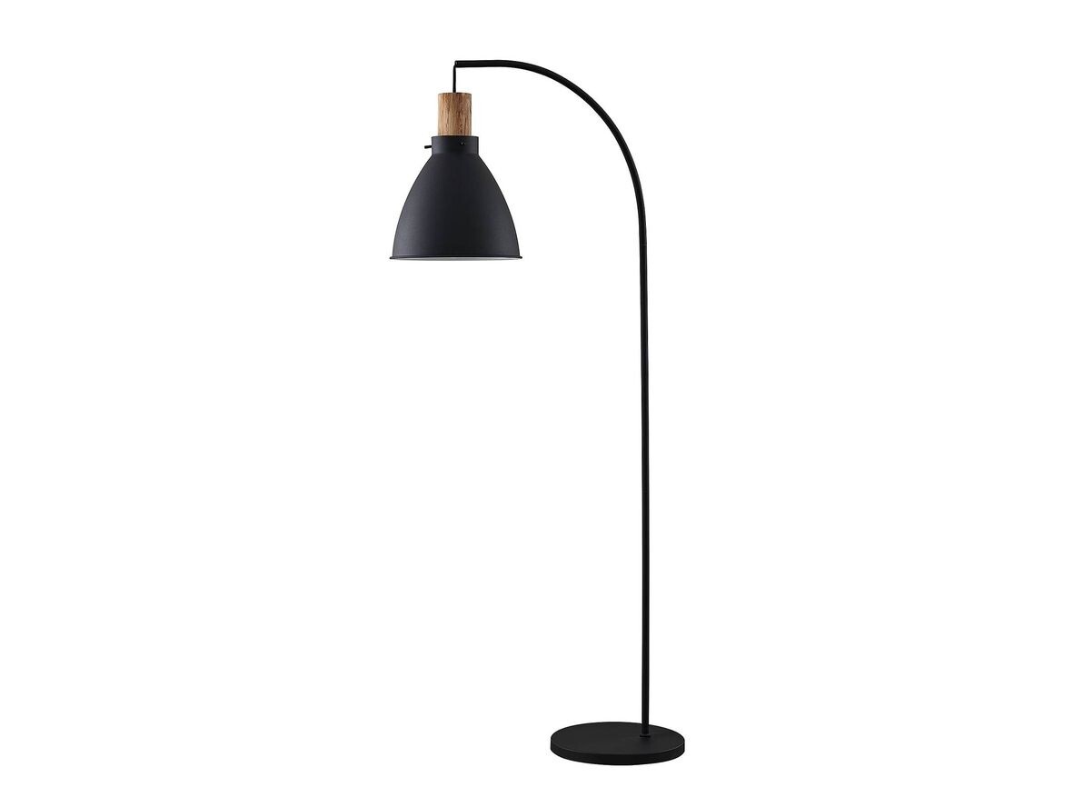 Lindby – Trebale Golvlampa Black/Light Wood Lindby