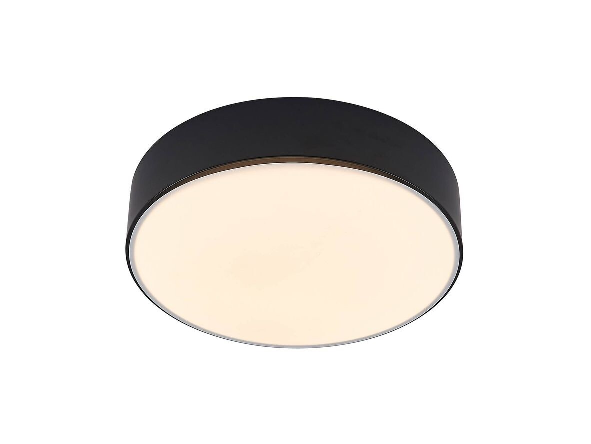 Lindby – Simera LED Plafond Matt Black/White