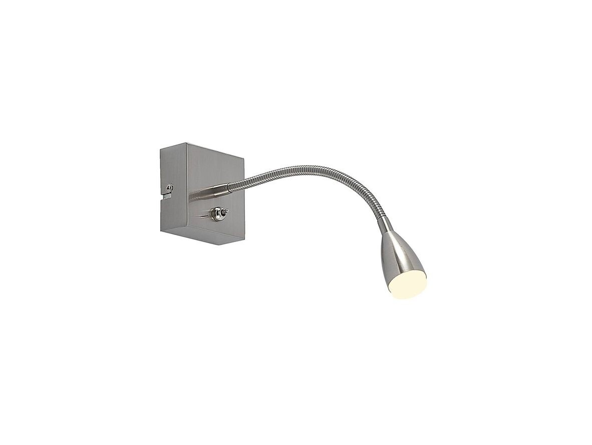 Lindby – Jolka LED Vägglampa Nickel