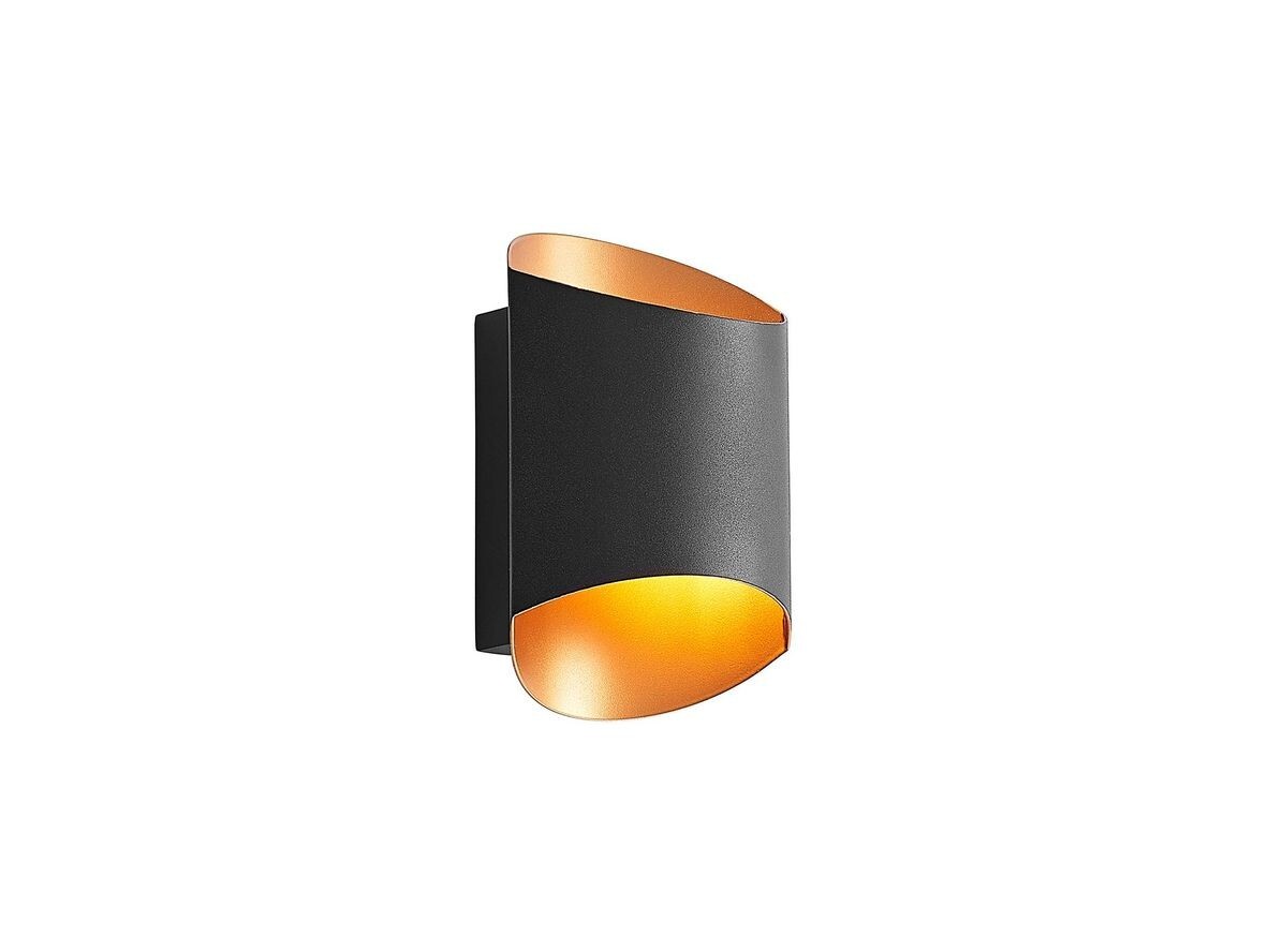 Arcchio – Ayaz LED Vägglampa Black/Gold Arcchio