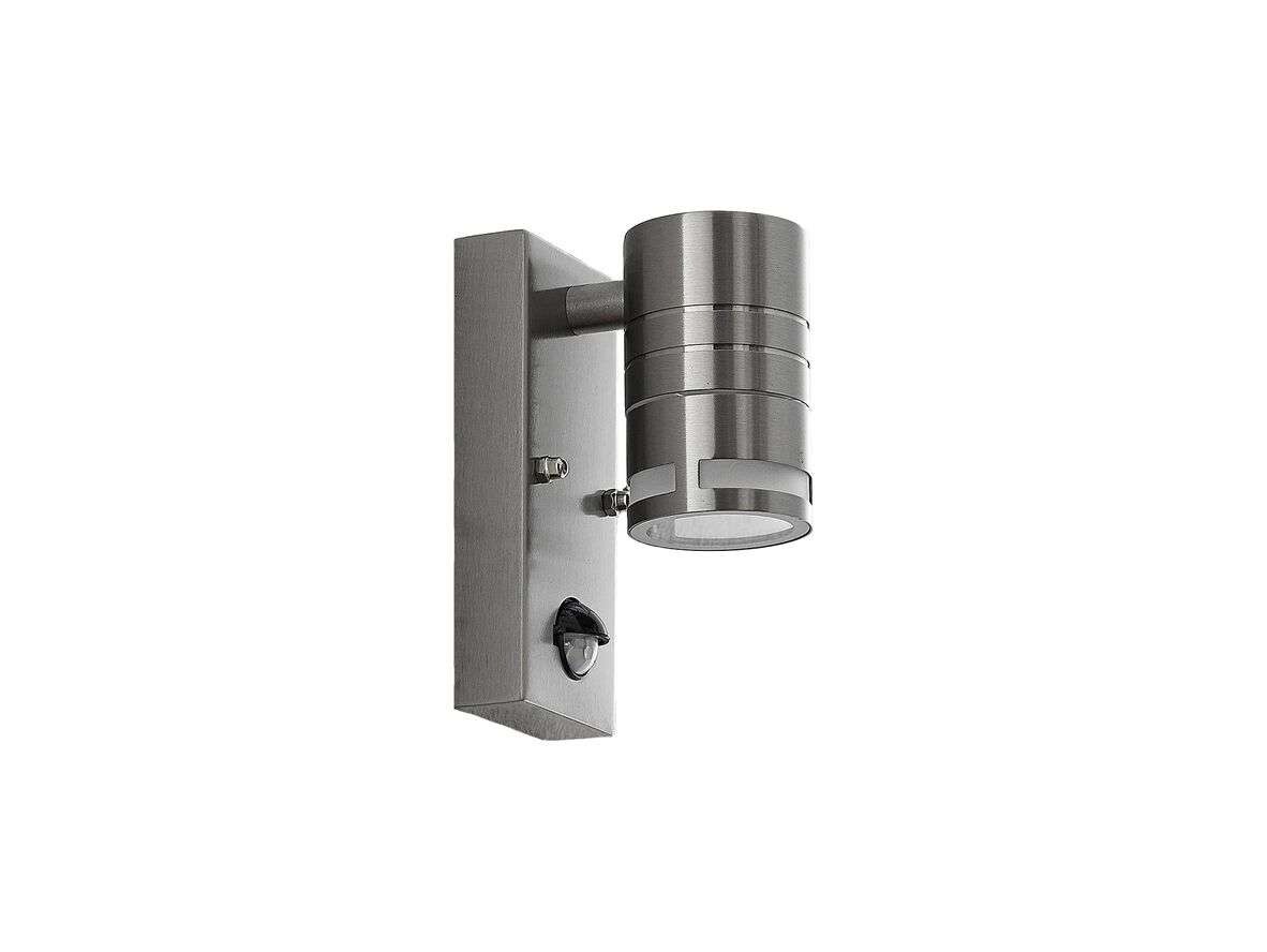 Lindby – Catalin Utomhus Vägglampa w/Sensor Stainless Steel Lindby