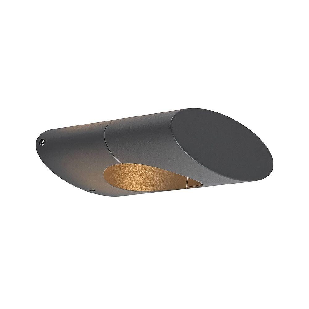 Lucande – Forama LED Utomhus Vägglampa Dark Grey