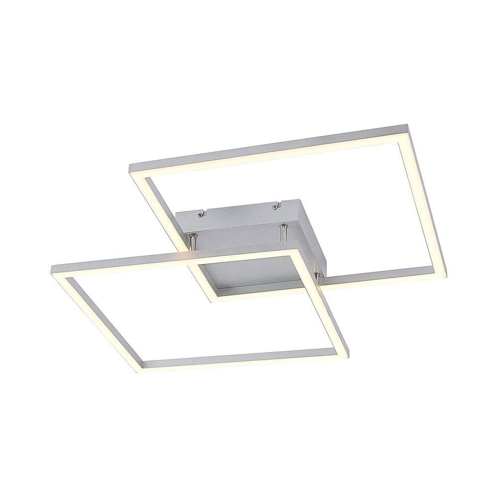 Lucande – Muir LED Square Loftlampe CCT Silver