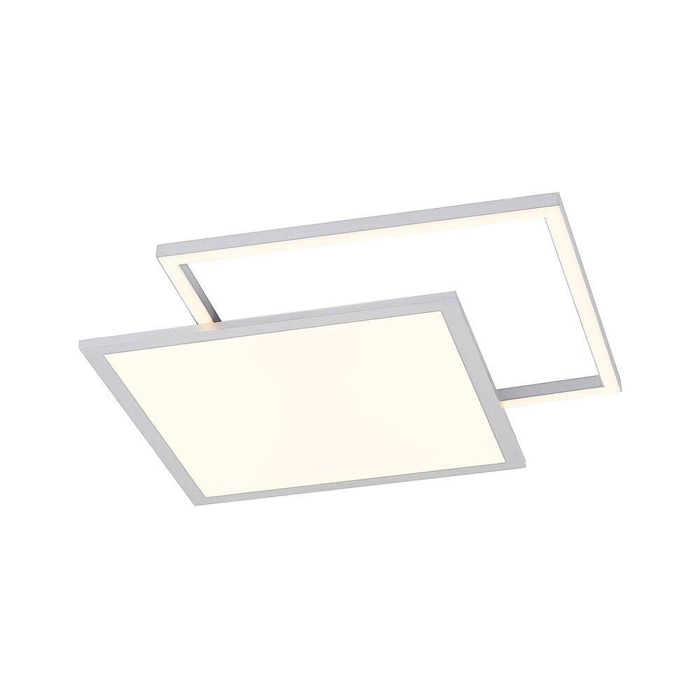 Lucande – Senan LED Square Plafond CCT Silver