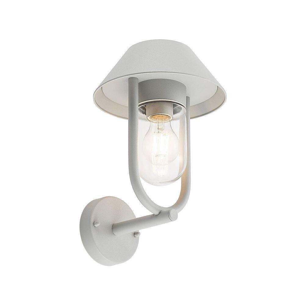 Lucande – Olinum Utomhus Vägglampa Silver Grey