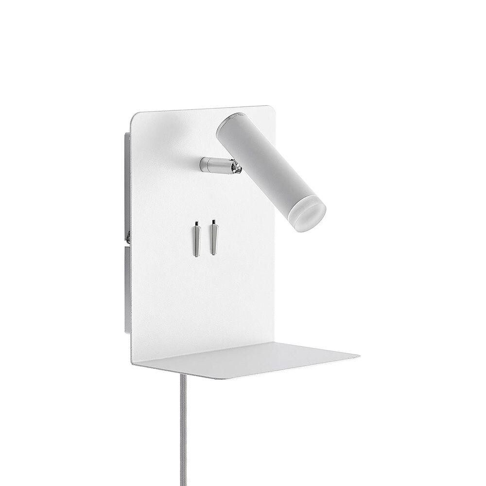 Lucande – Zavi LED Vägglampa USB White
