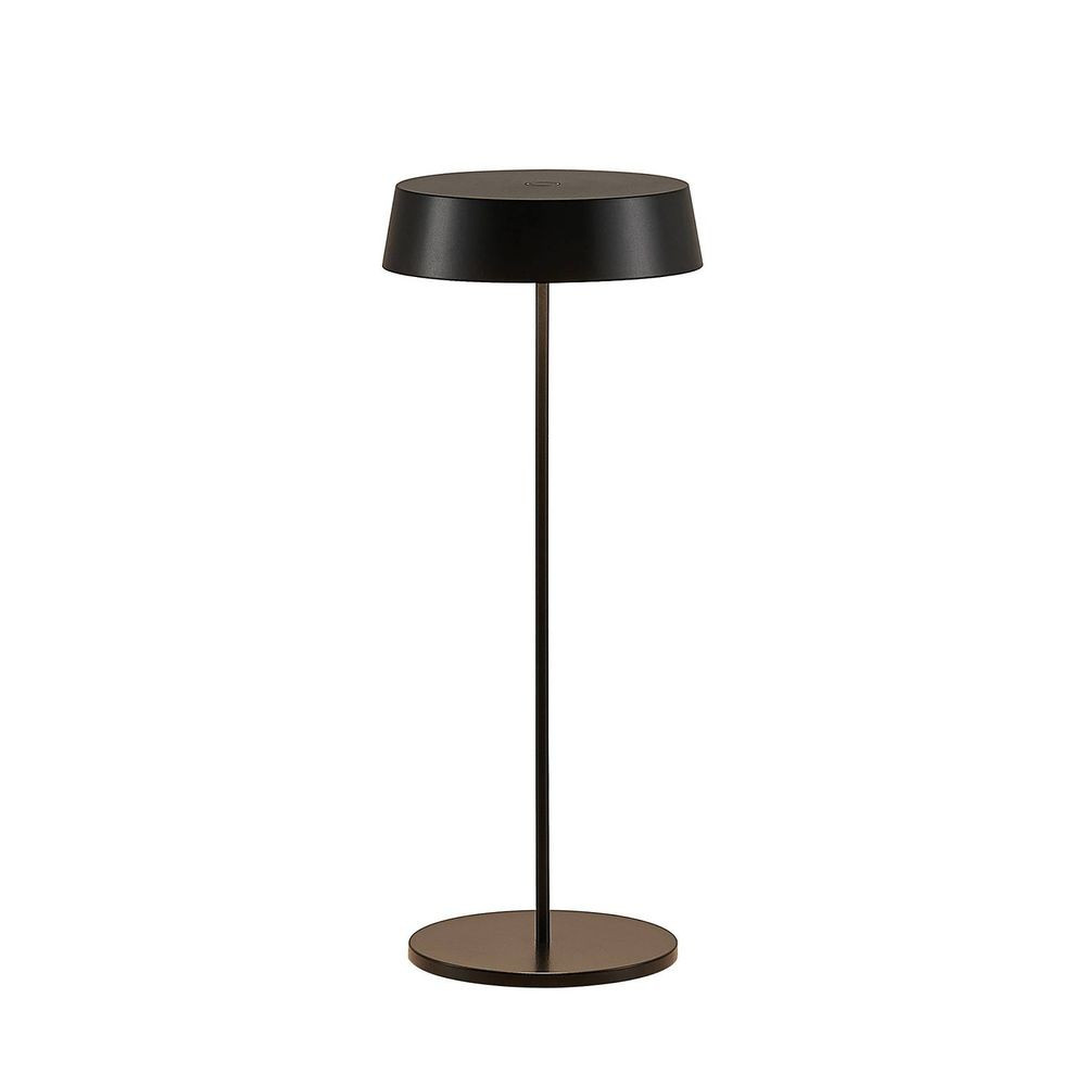lucande - tibia led portable luminaire de table usb black