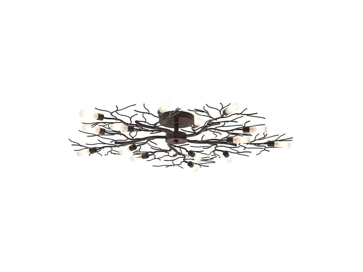 Lindby – Bigna Plafond Dark Brown Lindby