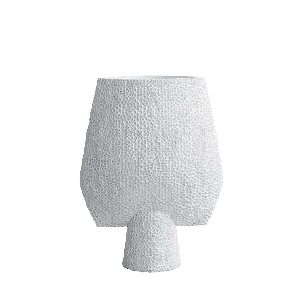 Bilde av 101 Copenhagen - Sphere Vase Square Shisen Big Bone White 101 Copenhagen