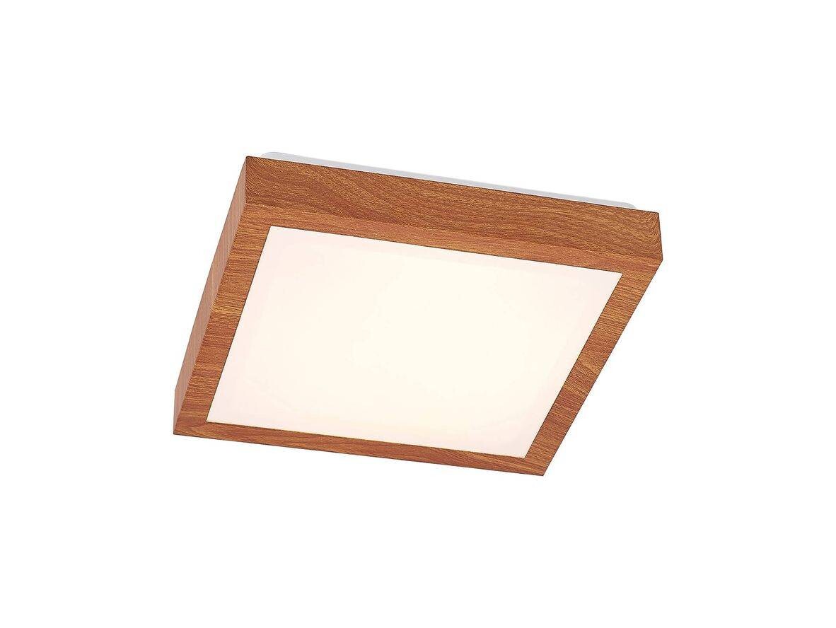 Lindby – Vaino LED Plafond L27 Light Wood/White Lindby