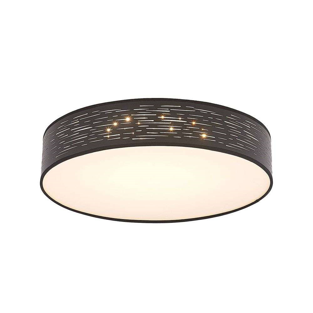 Lindby – Iolyn Plafond Ø50 Black/Gold