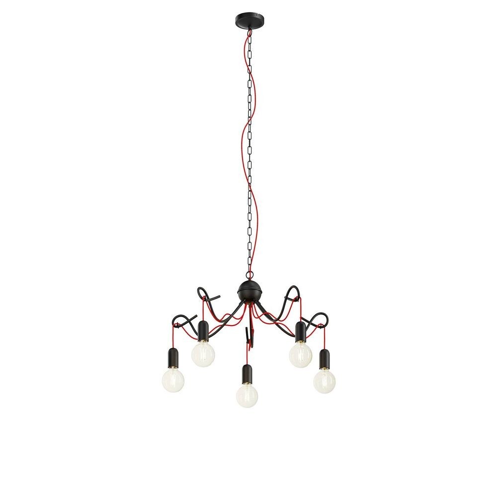 Lucande – Jorna 5 Taklampa Black/Red