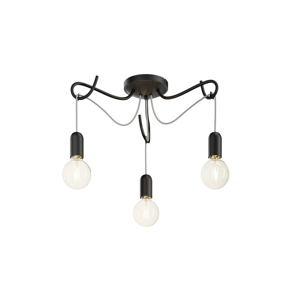 Lucande – Jorna 3 Loftlampe Black/Grey