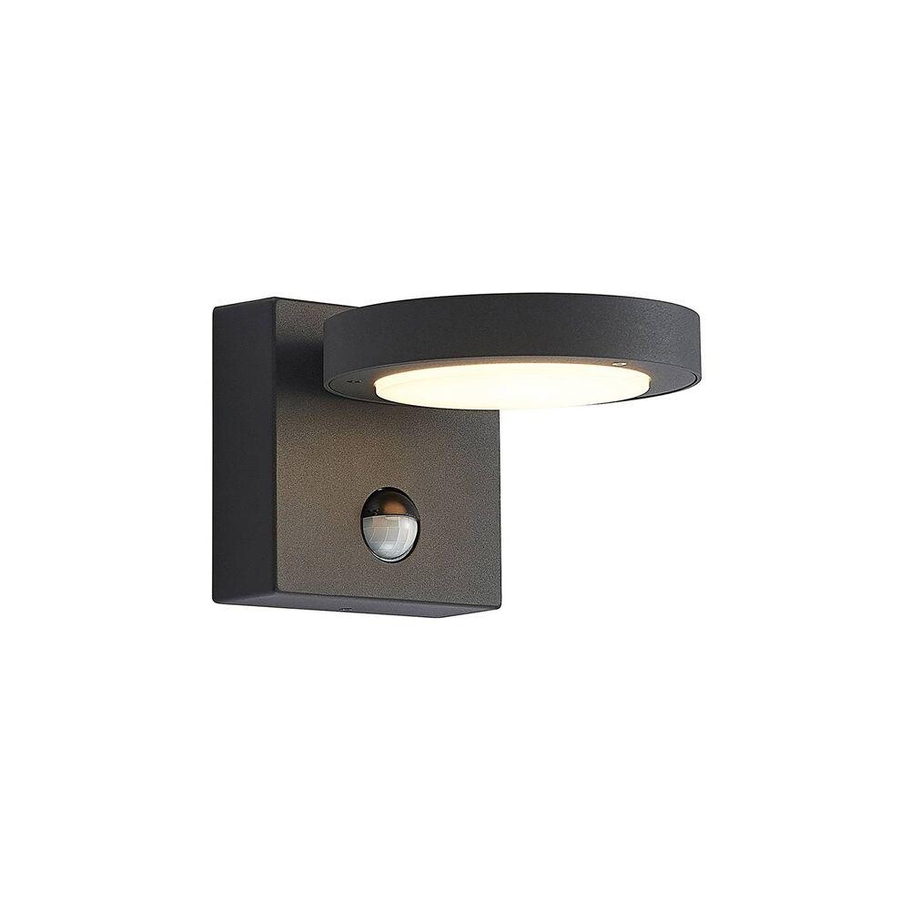 Lucande – Belna LED Utomhus Vägglampa w/Sensor Graphite