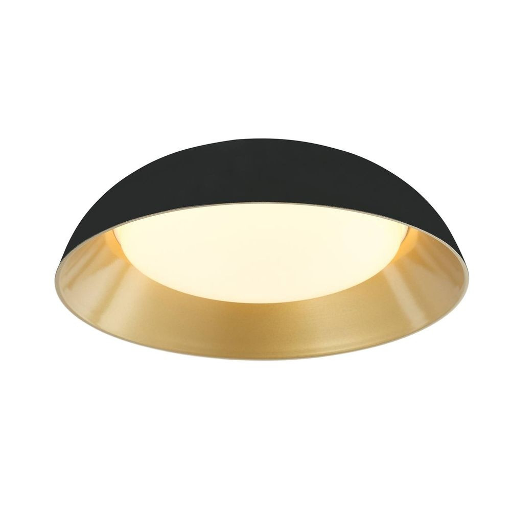 Lindby – Juliven LED Plafond Ø50 Black/Gold